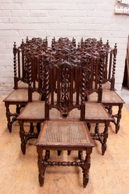 12 oak hunt chairs