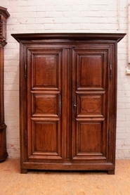 18th century armoire in oak