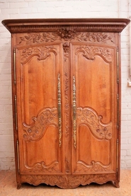 18th century french Normandy armoire in oak