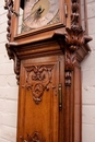 Louis XVI style Clock in Oak, Liege 18th century