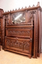 Gothic style Bedroom in Walnut, France 19th century