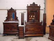 French 4 pc rosewood louis XVI bedroom 19th century