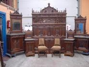 THE BEST WALNUT GOTHIC 8PC BEDROOMSET !!!19TH CENTURY