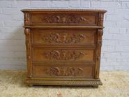 hunt chest of drawers with lift up top 19th century 39.5w x 39.5t x 21.5d