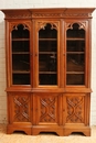 Gothic style Office set in Walnut, France 19th century