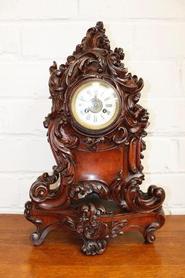 Walnut Louis XV clock 19th century