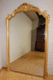 19TH century gilded mirror