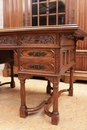 Gothic style Office set in Walnut, France 19th century