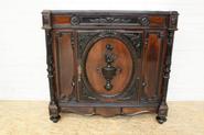 rosewood Napoleon III cabinet with marble top 19th century