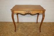 Solid walnut Louis XV table circa 1900