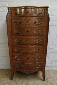 Louis XV walnut chest of drawers ca 1920