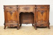 Walnut Louis XV bombay sideboard/secretary desk
