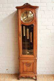 Walnut Louis XV  grandfathers clock