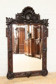 Oak Louis XV mirror 19th century