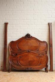 Walnut Louis XV bed 19th century
