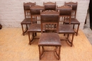 Henri II style Chairs, France 1900