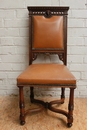 Henri II style Chairs in Walnut, France 19th century
