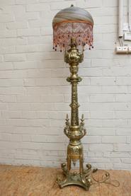 Bronze standing lamp 19th century