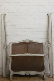 Painted single Louis XV bed 19th century