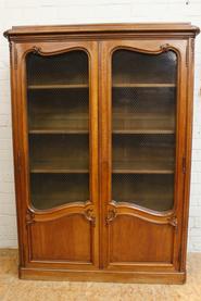 walnut Regency style bookcase 19th century