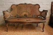 Gilt Louis XV sofa 19th century (seat needs to be recained)