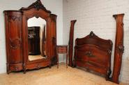 3 pc Nice Quality.rosewood Louis XV bedroom set 19th century