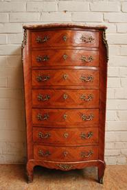 Louis XV bombay chest of drawers