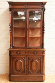 Rosewood bookcase/display cabinet 19th century