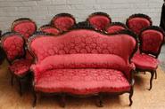 10 Pc. magohany sofa set 19th century