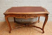 Walnut Louis XV desk table 19th century