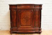 Rooswood Louis XVI cabinet with marble top 19th century