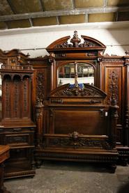 Exceptional quality 3 pc. bedroom set 19th century