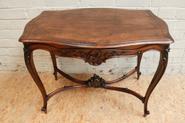 Little walnut Louis XV coffee table 19th century
