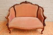 Walnut Louis XV sofa 19th. century