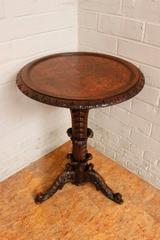 Oak blacj forest table 19th century