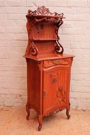 Art Nouveau Cabinet in mahogany.