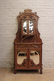 Art Nouveau Cabinet in mahogany