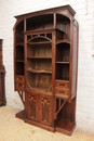 Art Nouveau style Display cabinet in mahogany , France 1900