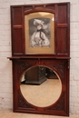 Art Nouveau style Mirror in mahogany, France 1900