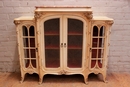 Art Nouveau style Display cabinet in paint wood, France 1900