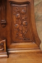 Art Nouveau style Cabinet and server  in Walnut, France 1900