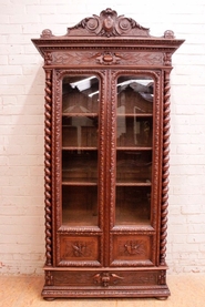Best quality 2 door hunt bookcase in oak