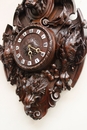 Hunt style Clock in Oak, France 19th century