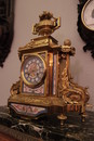 Louis XVI style Clock in bronze and porcelain, France 1900