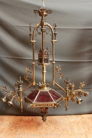 Bronze gothic chandelier