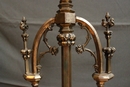 Gothic style Chandelier in Bronze, France 19th century