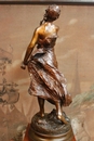 style BRONZE SIGNED LEVASSEUR STOLEN IN THE NIGHT 16/09  AND 17/09/2017 in Bronze, France 19th century