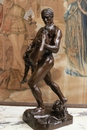 style BRONZE SIGNED MONBUR STOLEN IN THE NIGHT 16/09 AND 17/09/2017 in Bronze, France 19th century