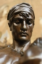 style BRONZE SIGNED MONBUR STOLEN IN THE NIGHT 16/09 AND 17/09/2017 in Bronze, France 19th century