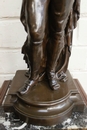 style Bronze statue signed by Justo de Gandarias 1846-1933 in Bronze 19th century